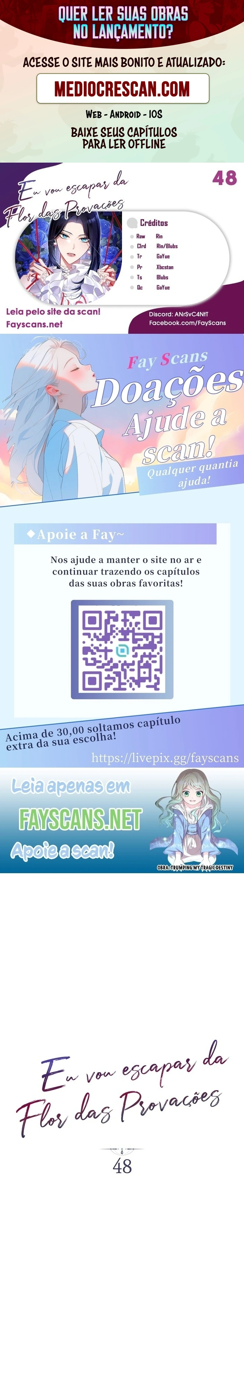 Eu Escaparei da Flor da Provação Capítulo 48 Página 1