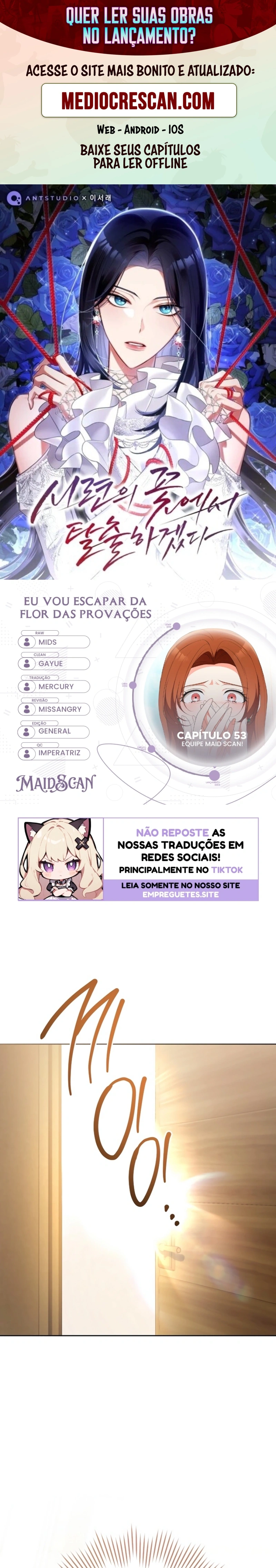 Eu Escaparei da Flor da Provação Capítulo 53 Página 1
