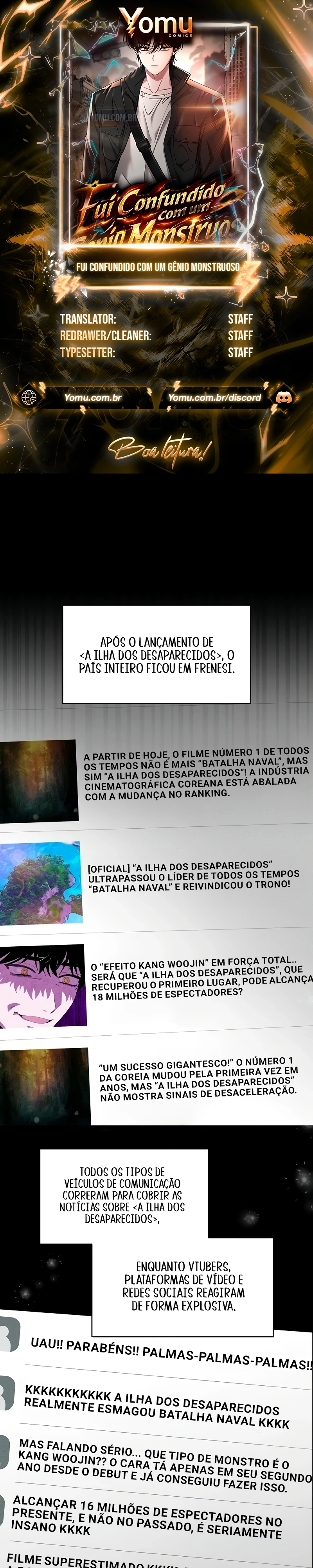 Eu fui confundido como um ator gênio monstro Capítulo 110 Página 1