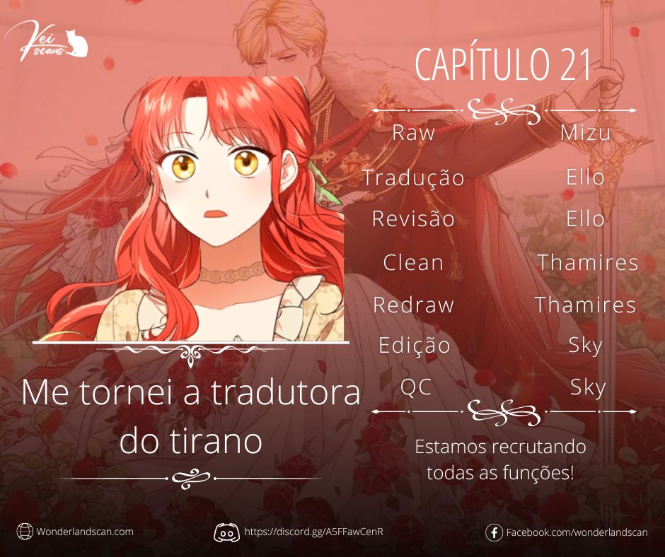 Eu me Tornei a Tradutora do Tirano Capítulo 21 Página 1
