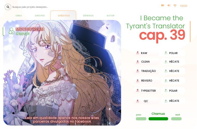 Eu me Tornei a Tradutora do Tirano Capítulo 39 Página 1