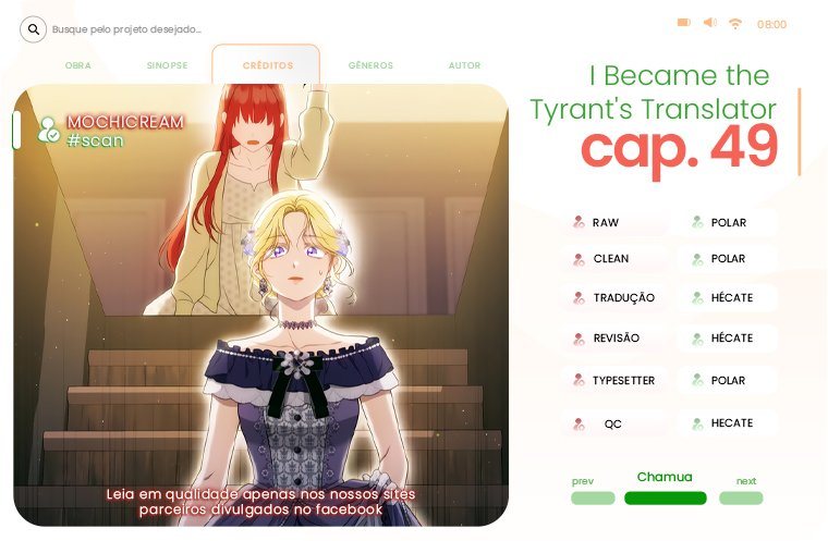 Eu me Tornei a Tradutora do Tirano Capítulo 49 Página 1