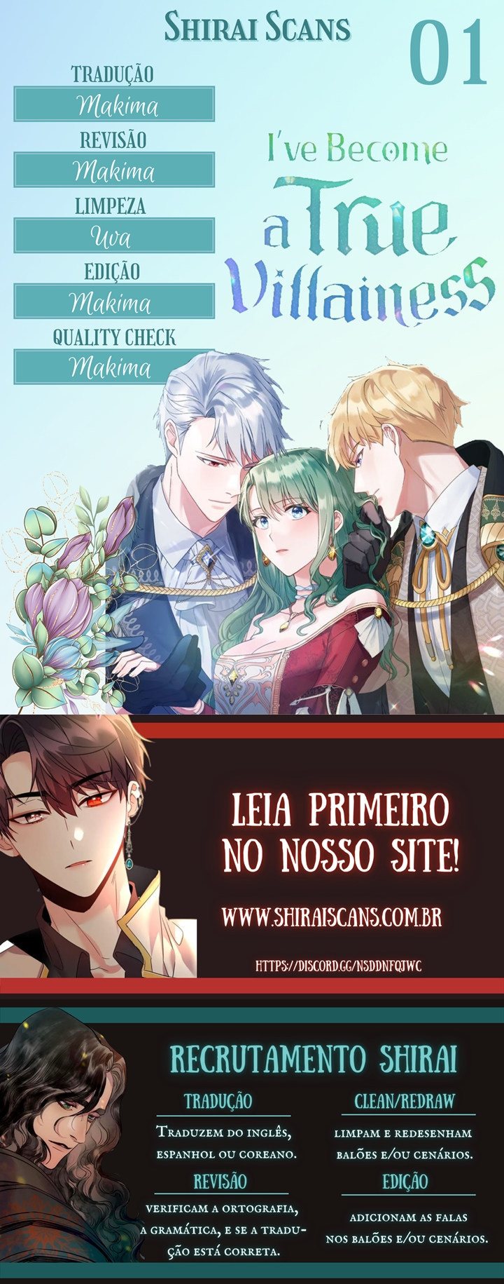 Eu Me Tornei Uma Verdadeira Vilã Capítulo 1 Página 1