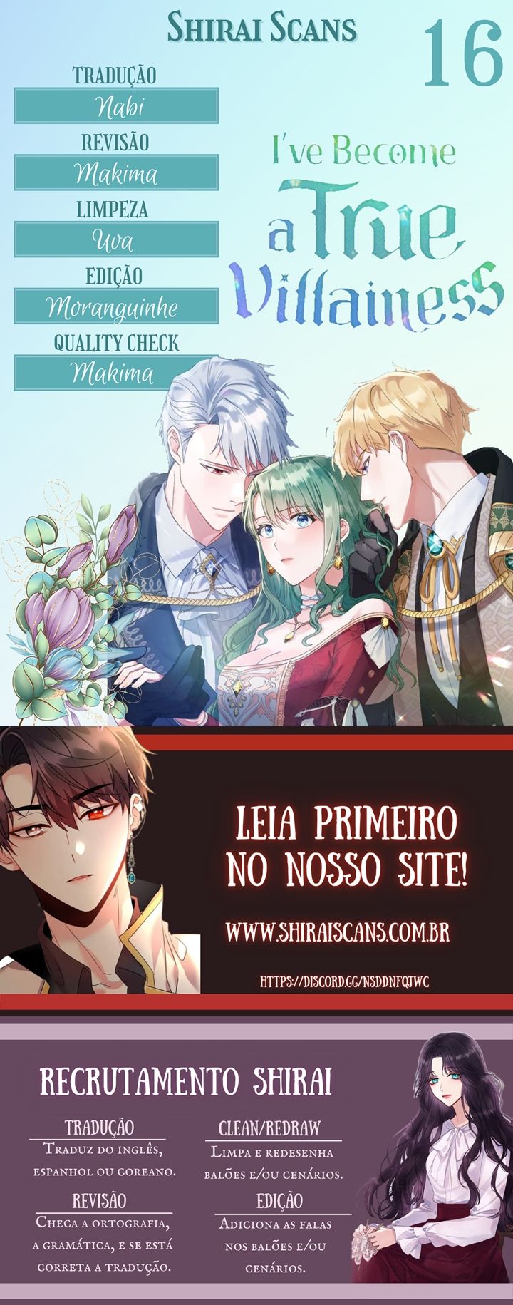 Eu Me Tornei Uma Verdadeira Vilã Capítulo 16 Página 1