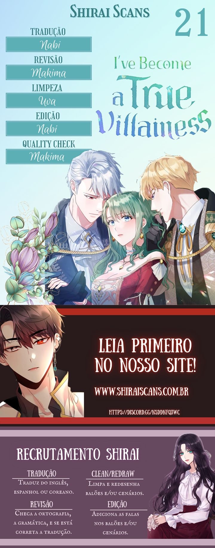 Eu Me Tornei Uma Verdadeira Vilã Capítulo 21 Página 1