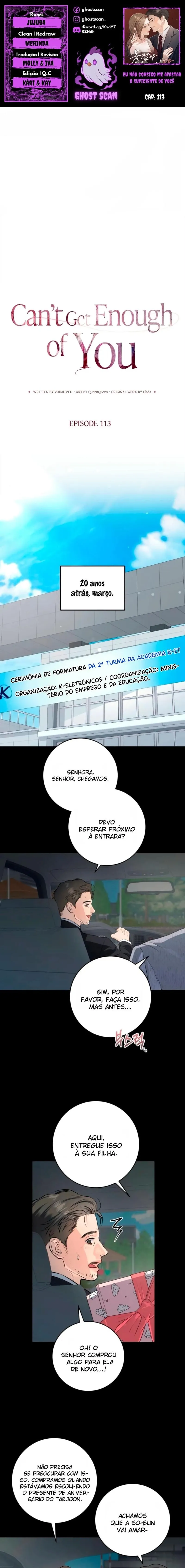 Eu Não Consigo Me Afastar o Suficiente de Você Capítulo 113 Página 1