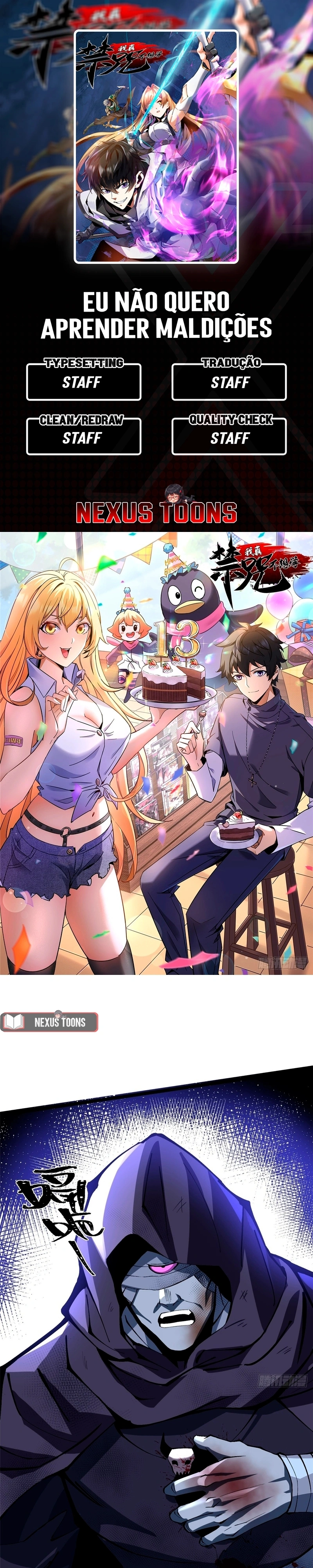 Eu Não Quero Aprender Maldições Capítulo 116 Página 1