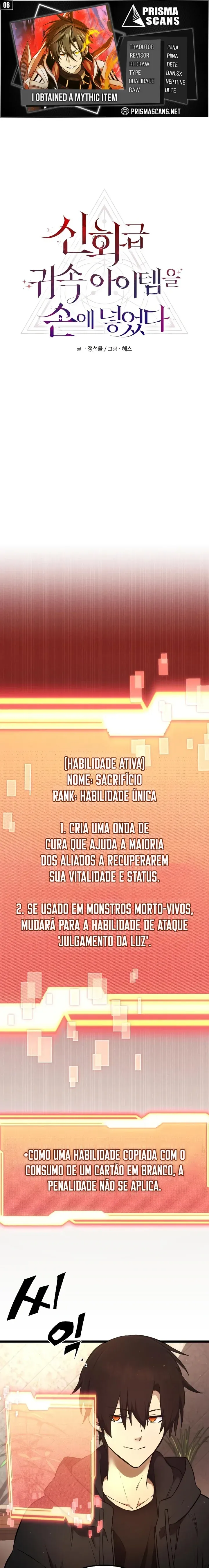 Eu Obtive um Item Mítico Capítulo 6 Página 1