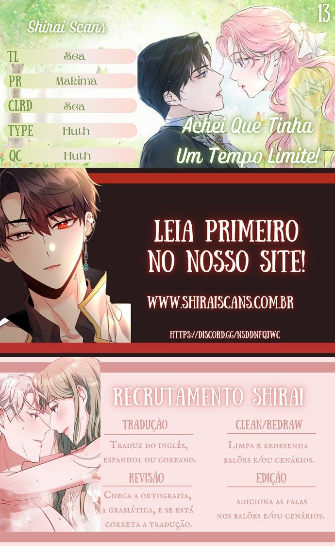 Eu Pensei Que Tinha Um Limite de Tempo! Capítulo 13 Página 1