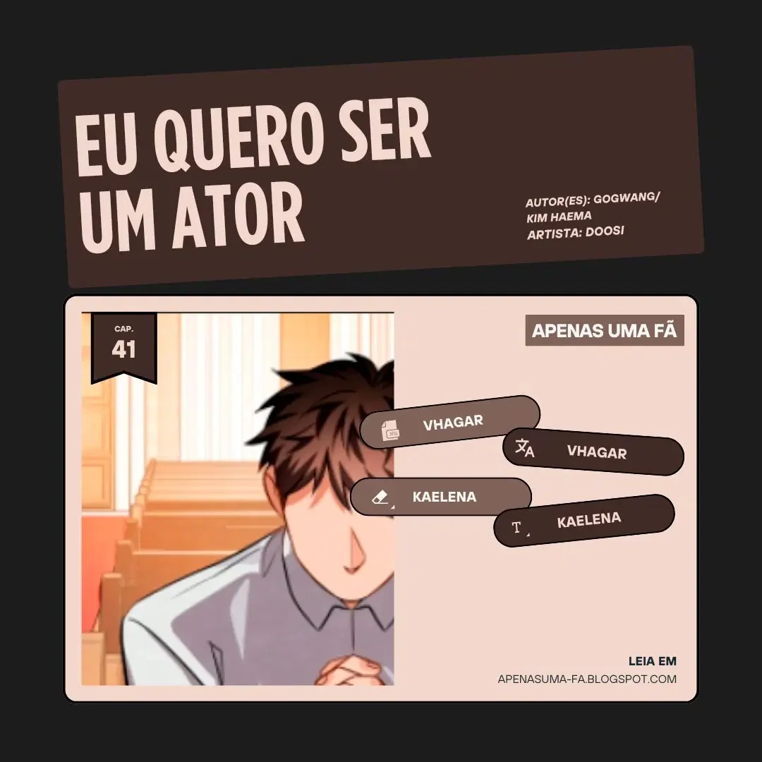Eu Quero ser um Ator Capítulo 41 Página 1