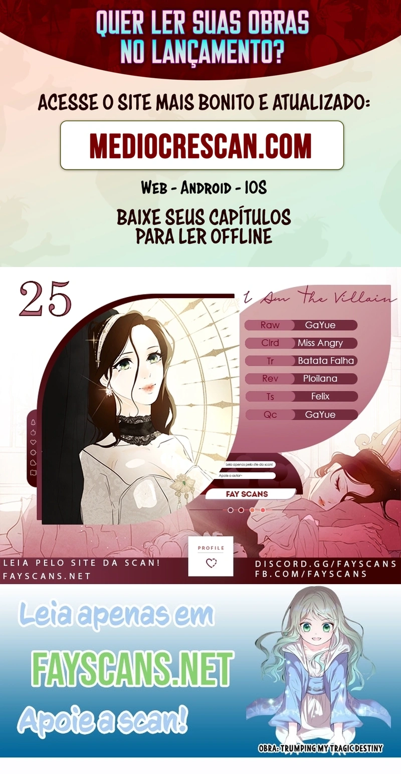 Eu Sou a Vilã Capítulo 25 Página 1