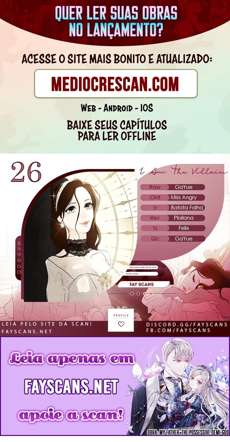 Eu Sou a Vilã Capítulo 26 Página 1