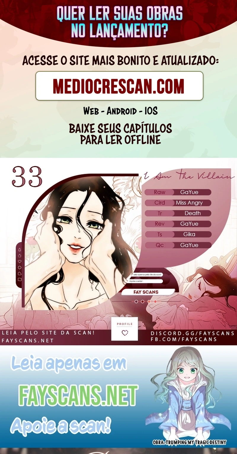 Eu Sou a Vilã Capítulo 33 Página 1
