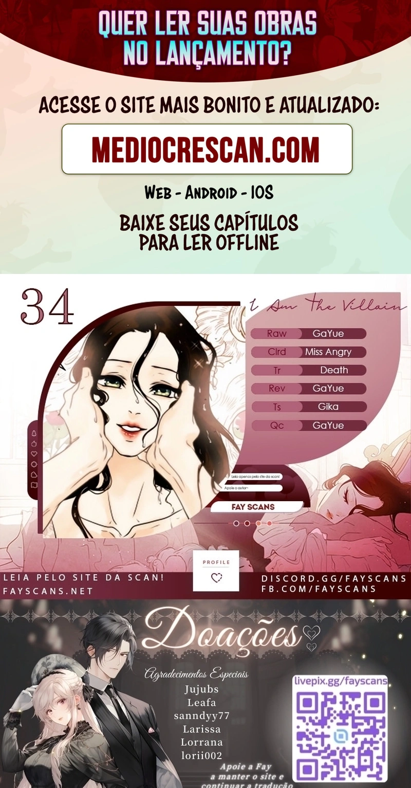 Eu Sou a Vilã Capítulo 34 Página 1