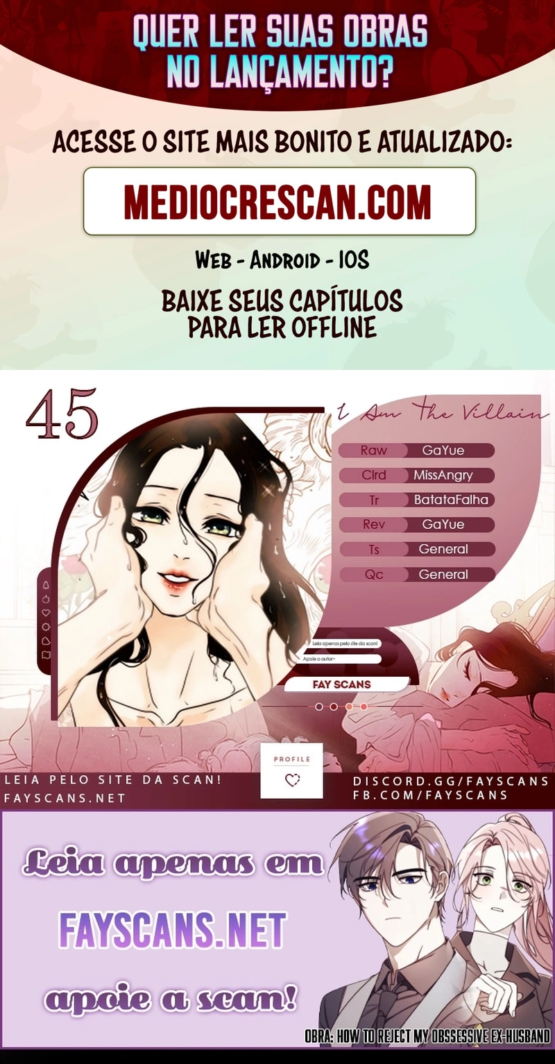 Eu Sou a Vilã Capítulo 45 Página 1
