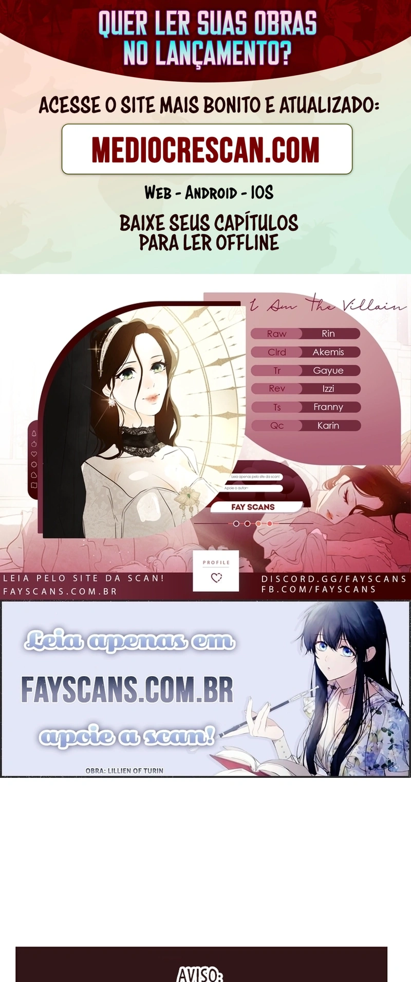 Eu Sou a Vilã Capítulo 5 Página 1