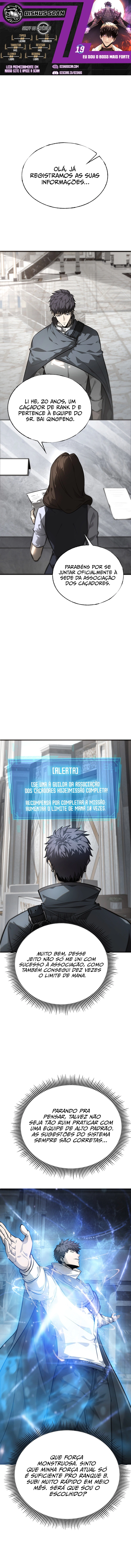 Eu Sou o BOSS Mais Forte Capítulo 19 Página 1