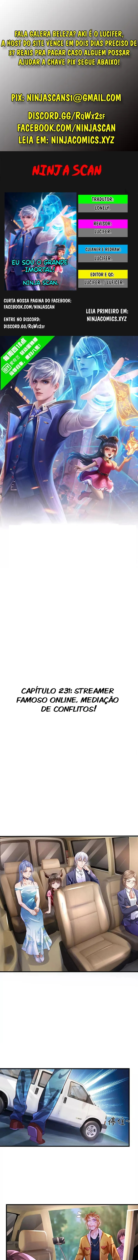 Eu Sou o Grande Imortal Capítulo 231 Página 1