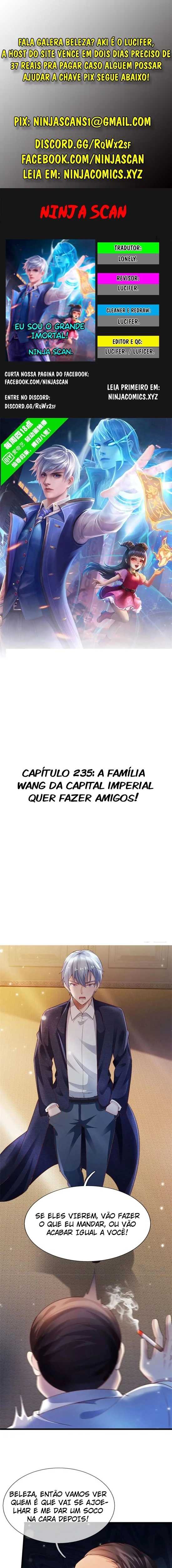 Eu Sou o Grande Imortal Capítulo 235 Página 1