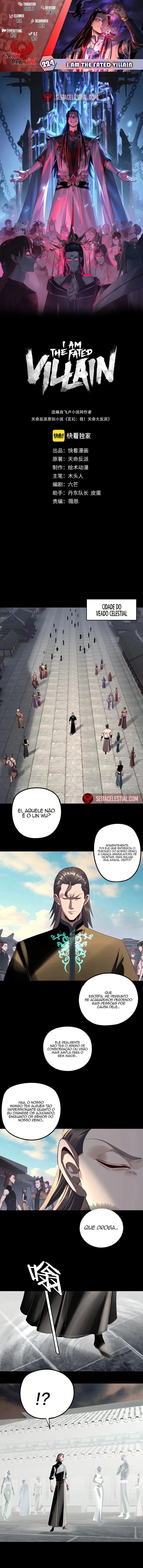 Eu Sou o Vilão Predestinado Capítulo 224 Página 1