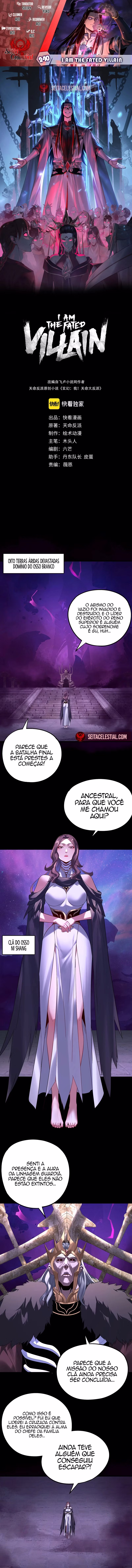 Eu Sou o Vilão Predestinado Capítulo 240 Página 1