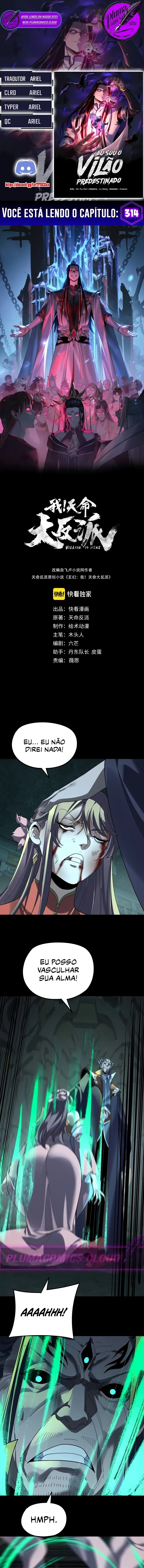 Eu Sou o Vilão Predestinado Capítulo 314 Página 1