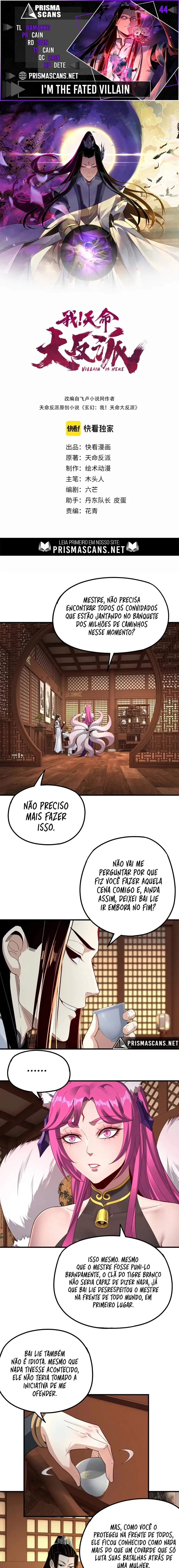Eu Sou o Vilão Predestinado Capítulo 44 Página 1