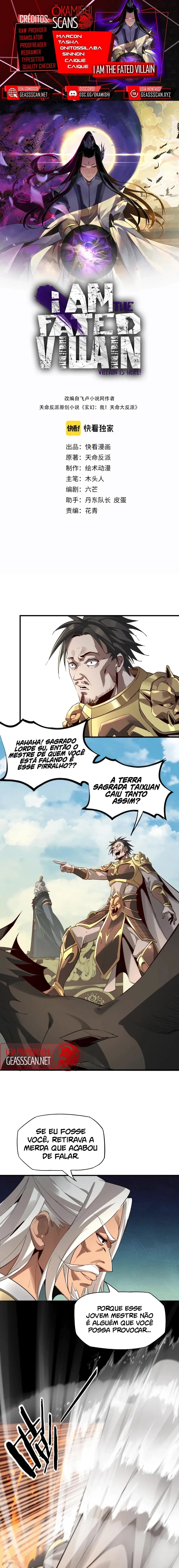 Eu Sou o Vilão Predestinado Capítulo 8 Página 1