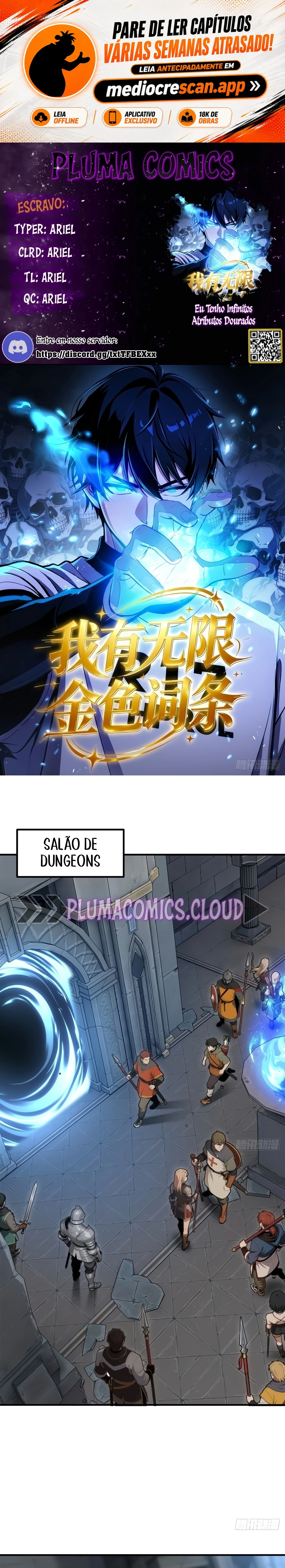 Eu Tenho Infinitos Atributos Dourados Capítulo 2 Página 1