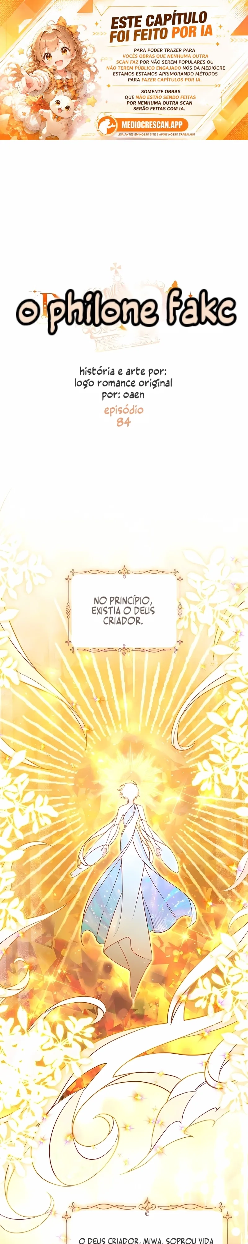 Filomel, a Falsa Capítulo 84 Página 1
