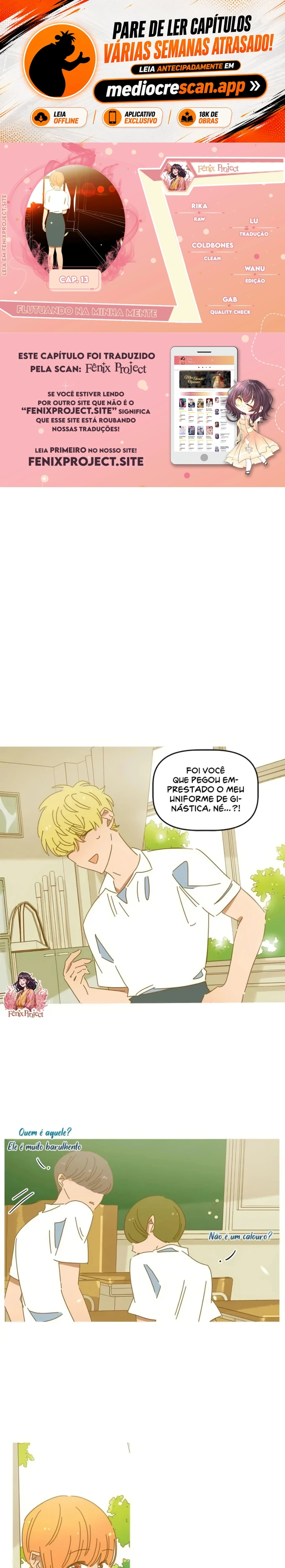 Flutuando na Minha Mente Capítulo 13 Página 1