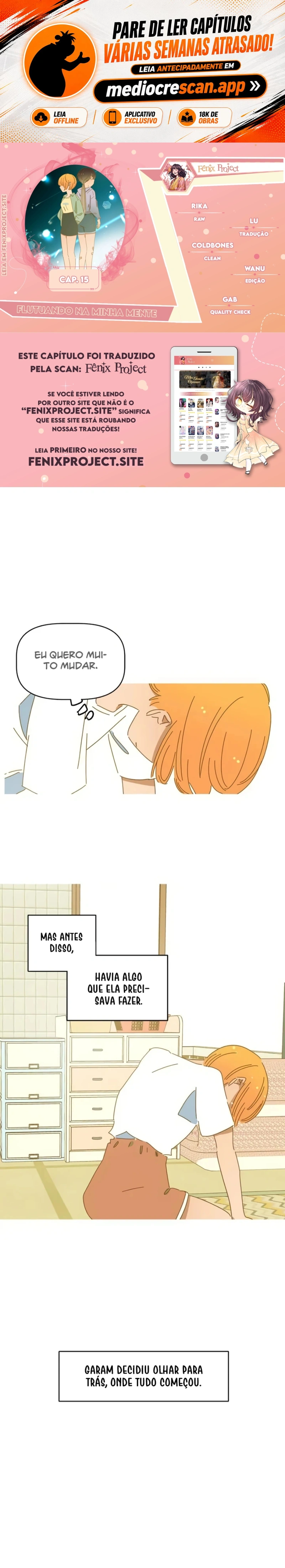 Flutuando na Minha Mente Capítulo 15 Página 1