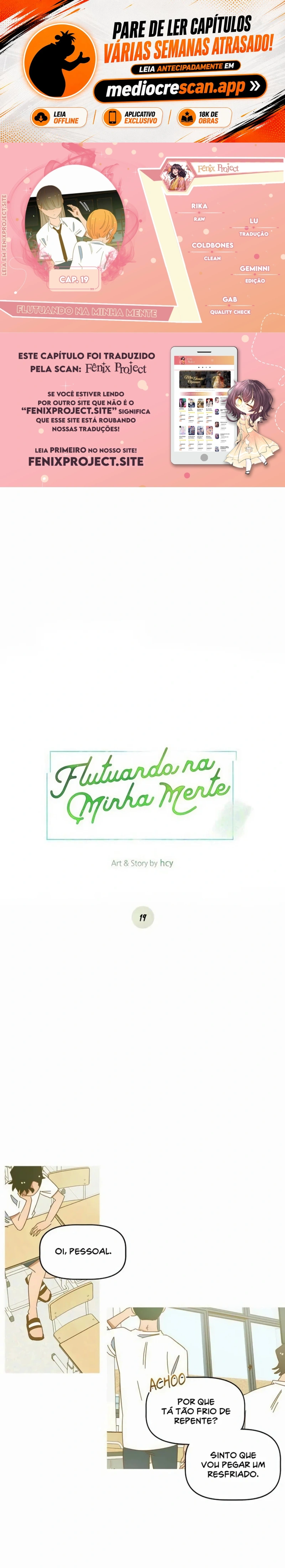 Flutuando na Minha Mente Capítulo 19 Página 1