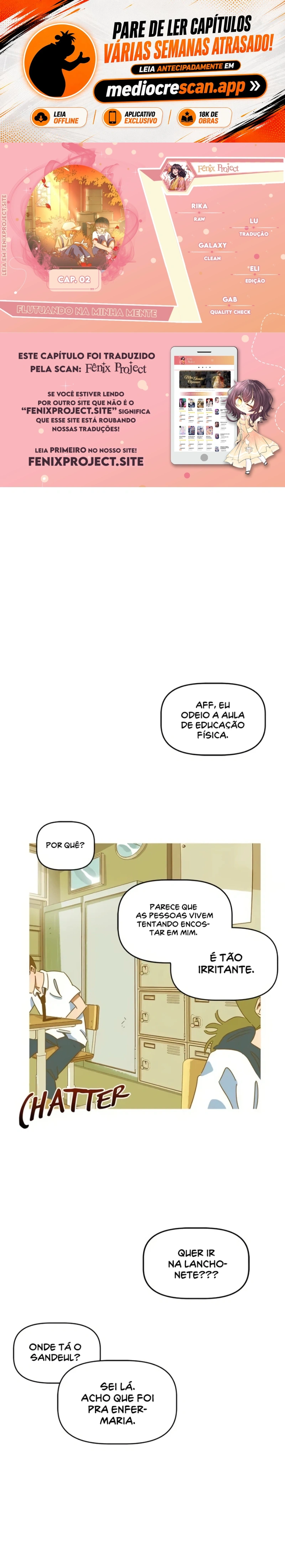 Flutuando na Minha Mente Capítulo 2 Página 1