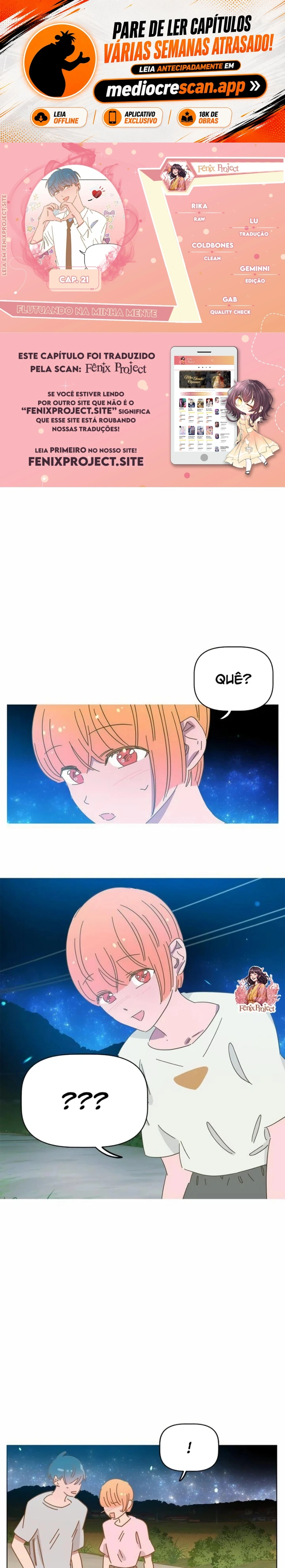 Flutuando na Minha Mente Capítulo 21 Página 1