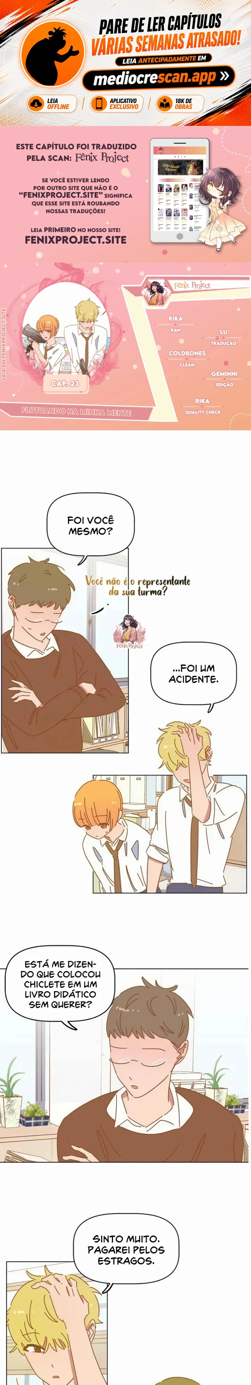 Flutuando na Minha Mente Capítulo 23 Página 1