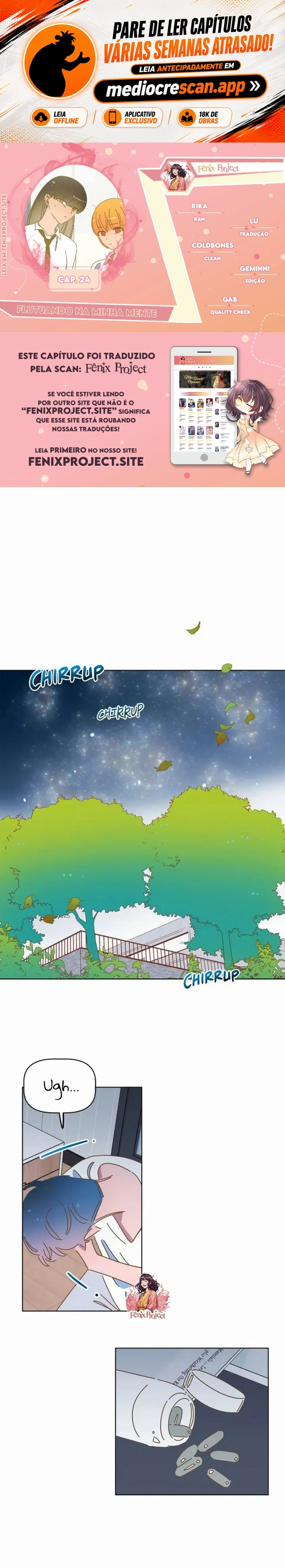 Flutuando na Minha Mente Capítulo 24 Página 1