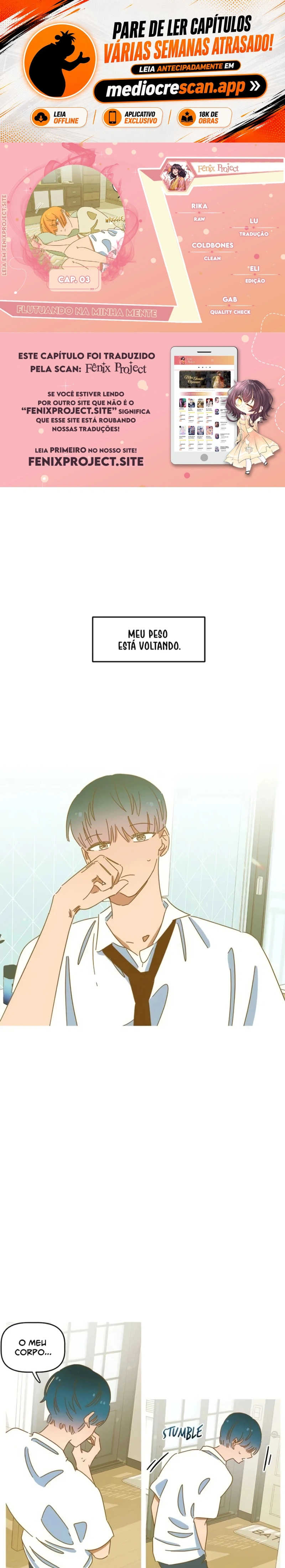 Flutuando na Minha Mente Capítulo 3 Página 1