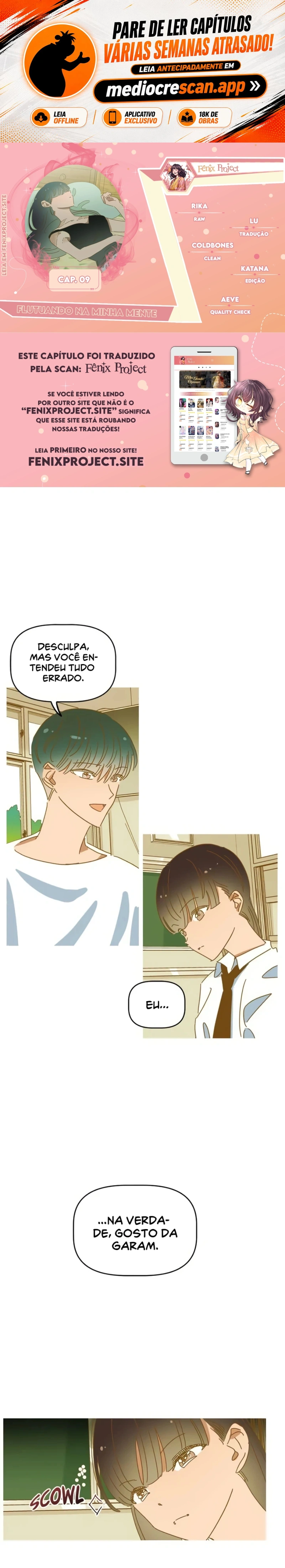 Flutuando na Minha Mente Capítulo 9 Página 1