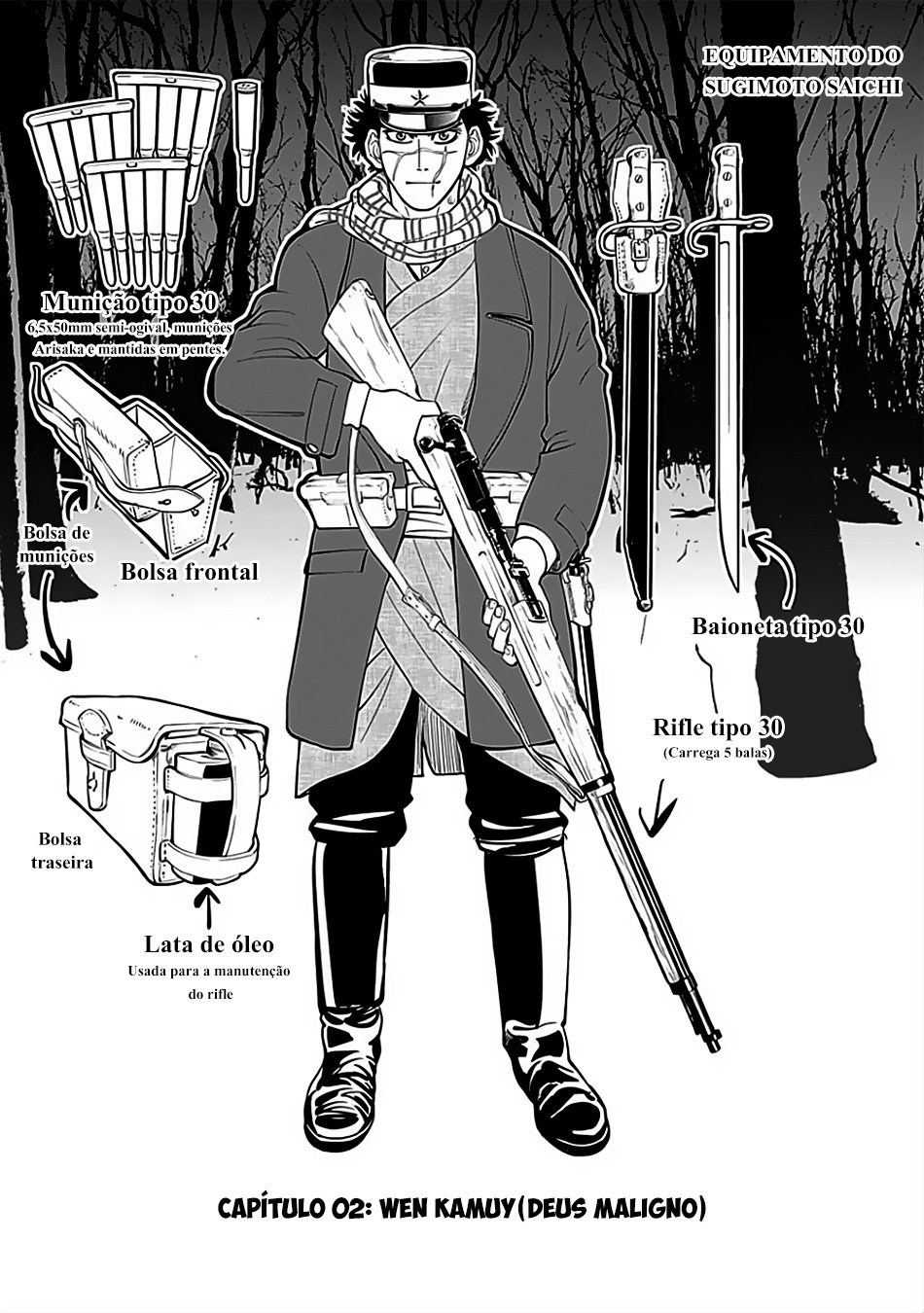 Golden Kamuy Capítulo 2 Página 2
