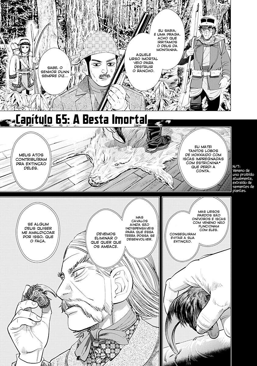 Golden Kamuy Capítulo 65 Página 2