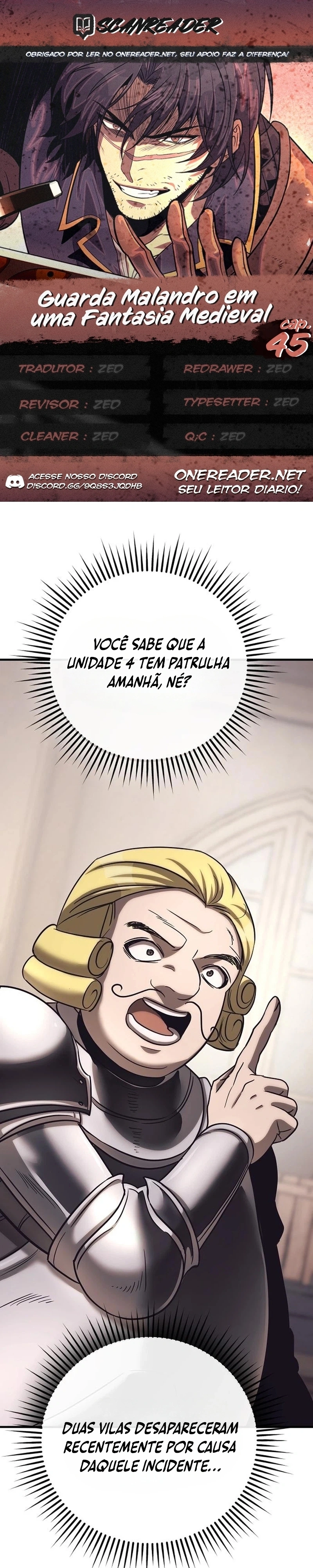 Guarda Malandro em uma Fantasia Medieval Capítulo 45 Página 1