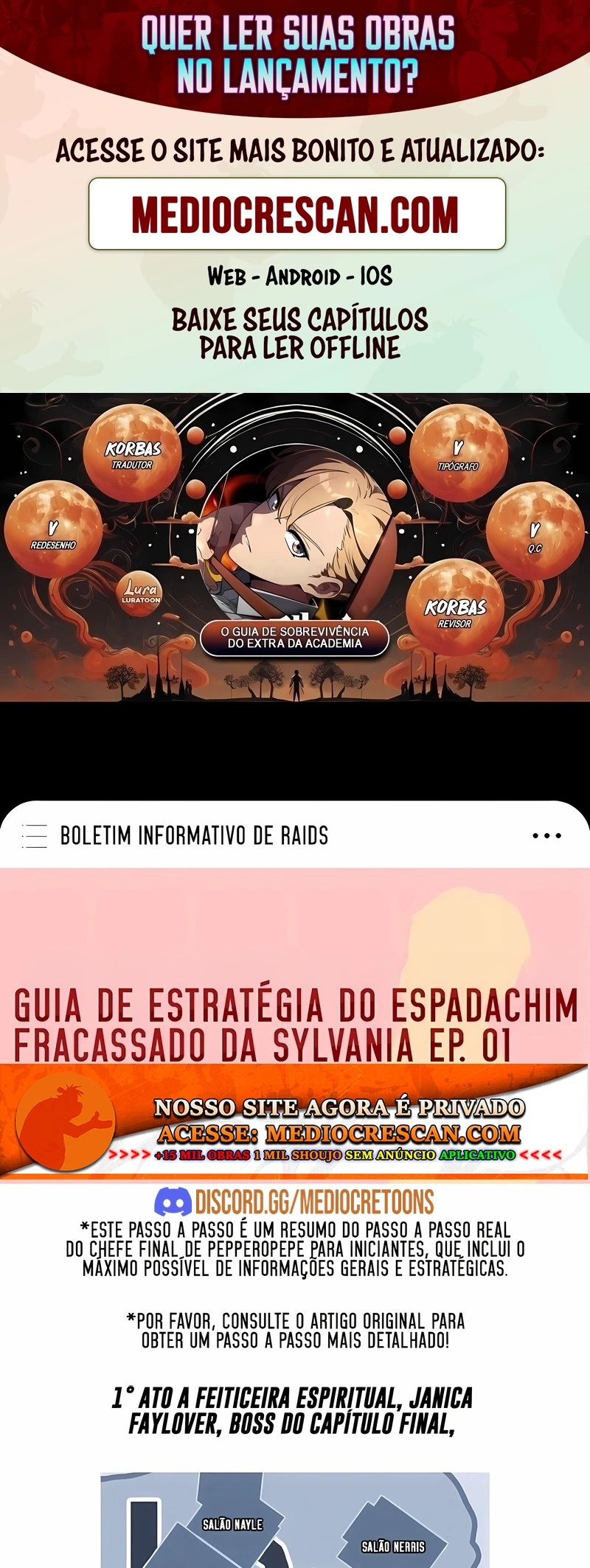 Guia de Sobrevivência do Extra da Academia Capítulo 10 Página 1