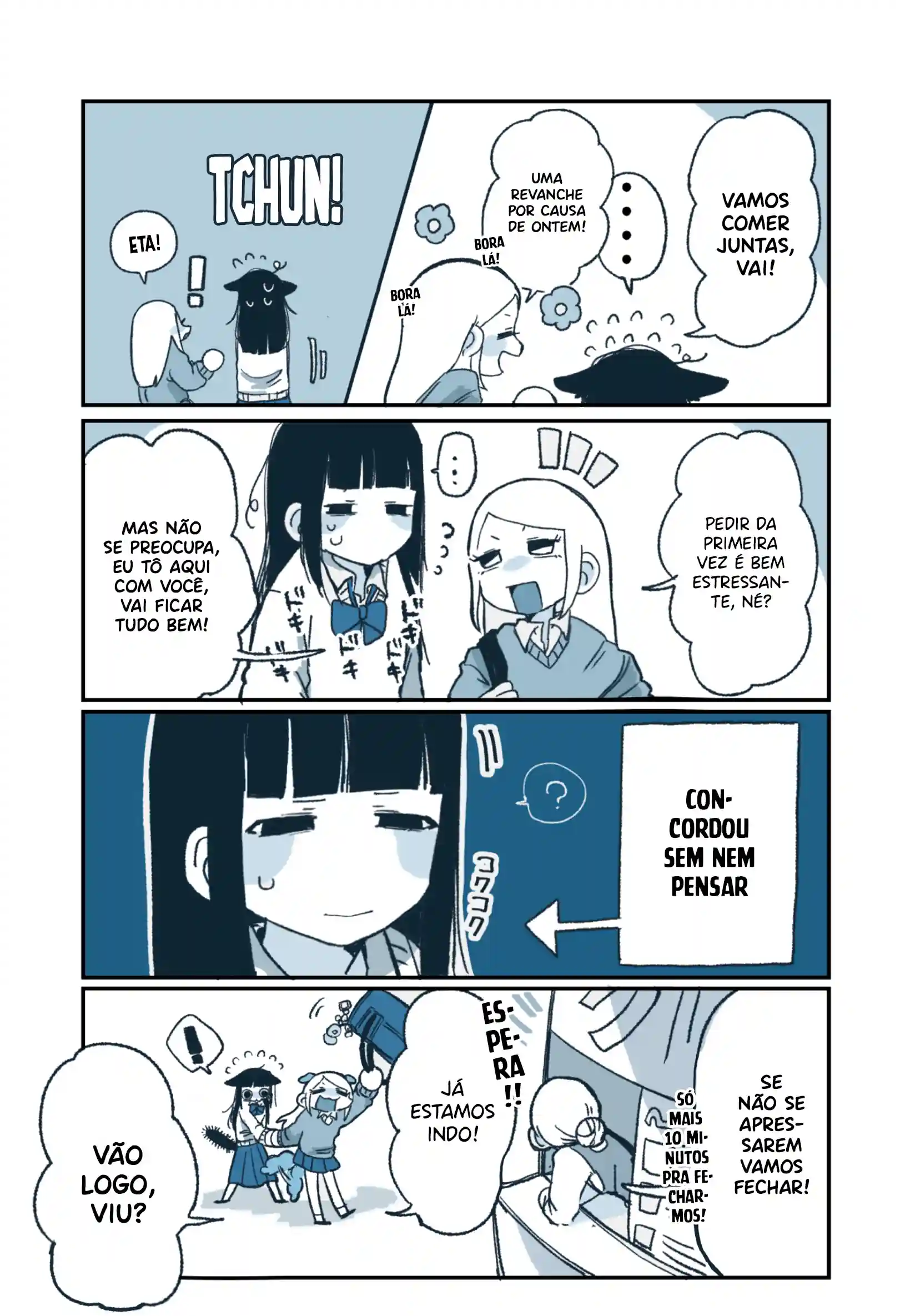 Hiiragi-chan e Tomikawa-chan Capítulo 1 Página 8
