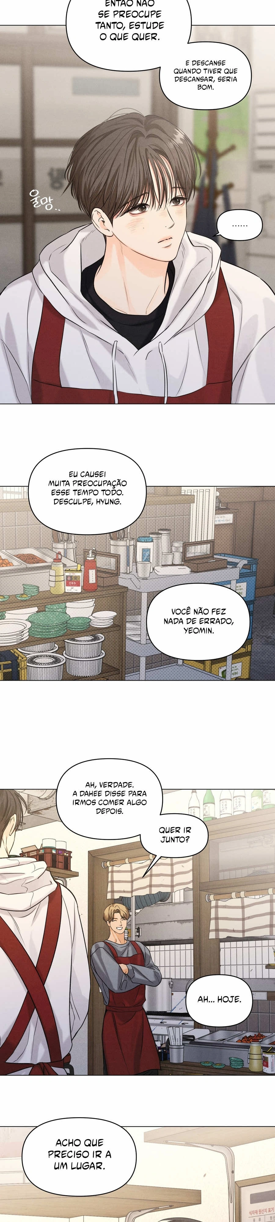 Hoje trabalho de meio período Capítulo 37 Página 14
