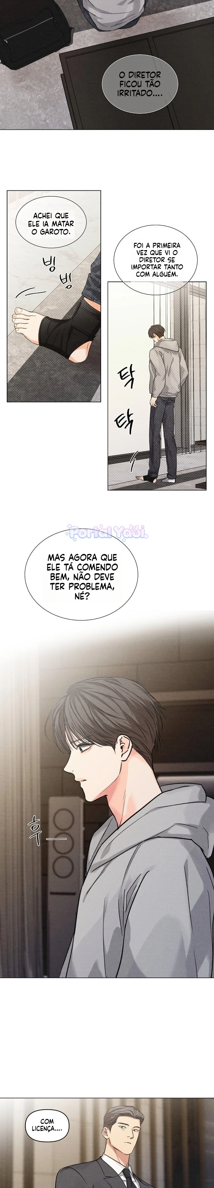 Hoje trabalho de meio período Capítulo 55 Página 16