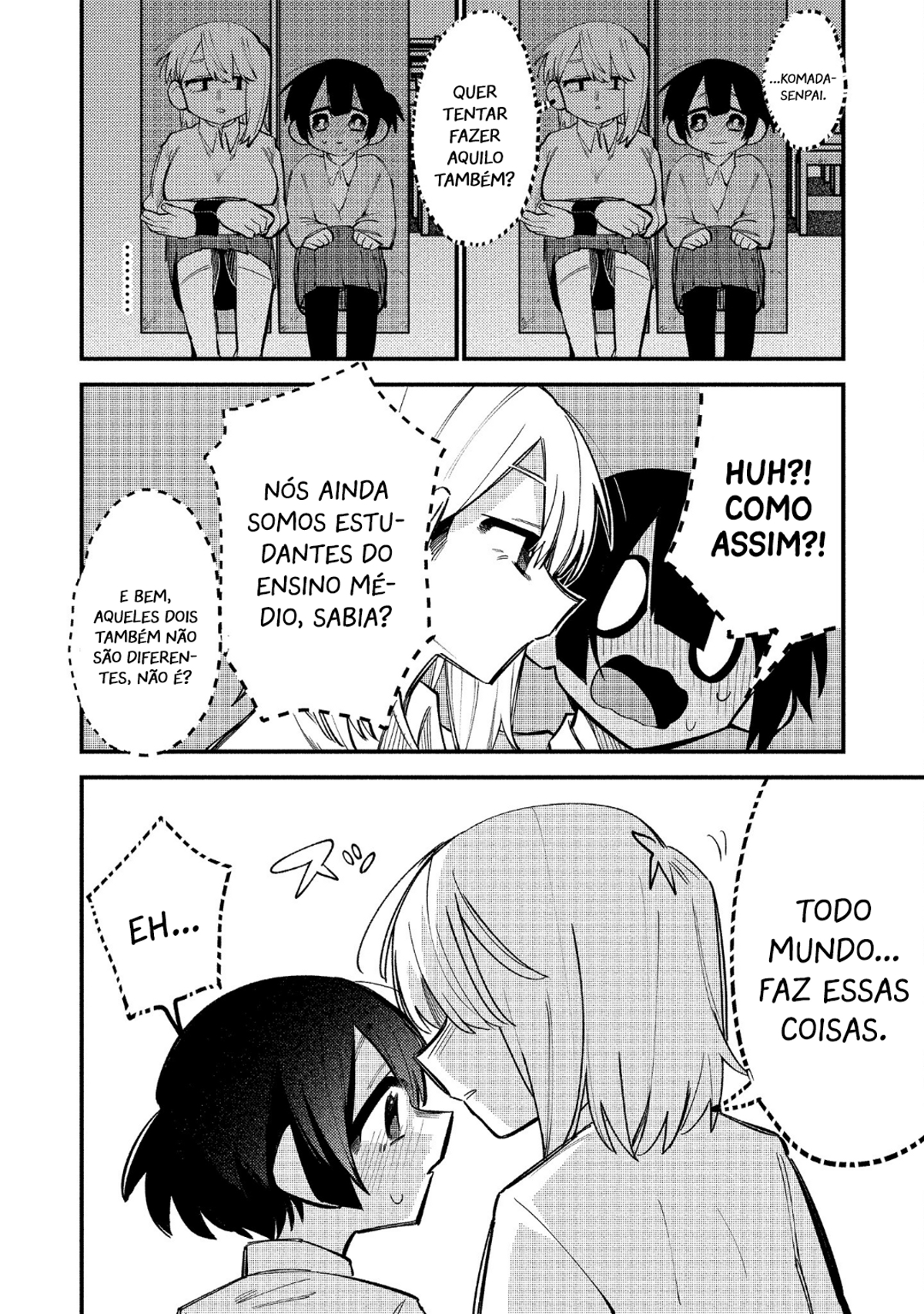 I Want to Trouble Komada-san Capítulo 9.5 Página 7
