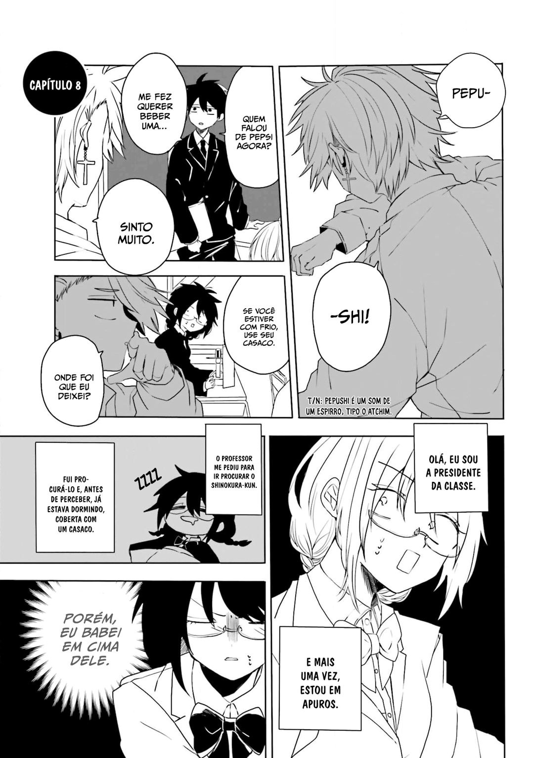 Iincho to Furyou-kun Capítulo 8 Página 2