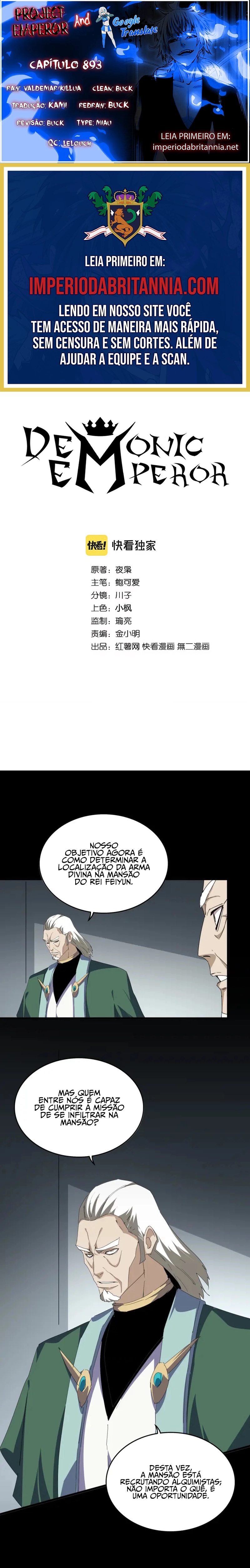 Imperador Mágico Capítulo 893 Página 1