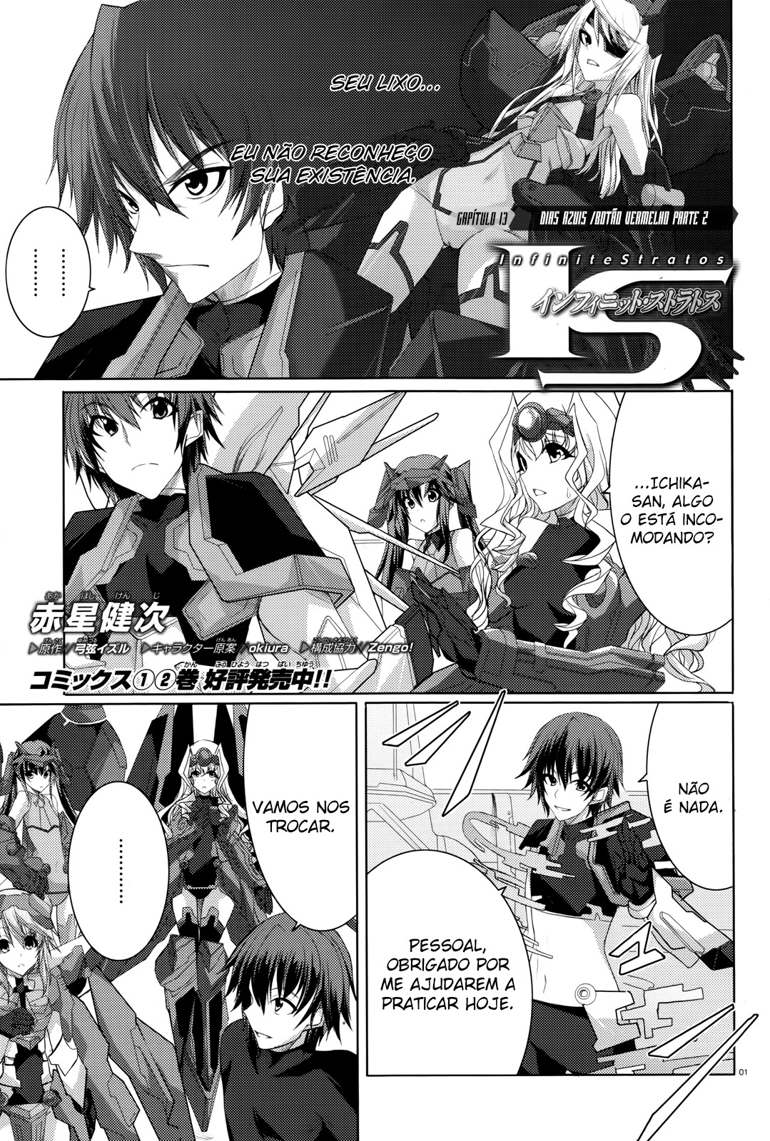 Infinite Stratos Capítulo 14 Página 1